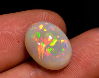 Ethiopian Opal Cabs, 11X14X7mm of 5 CRT Loose Ethiopian Opal, jewelry making, Ethiopian opal stone, smooth, polished, ring jewelry & tools