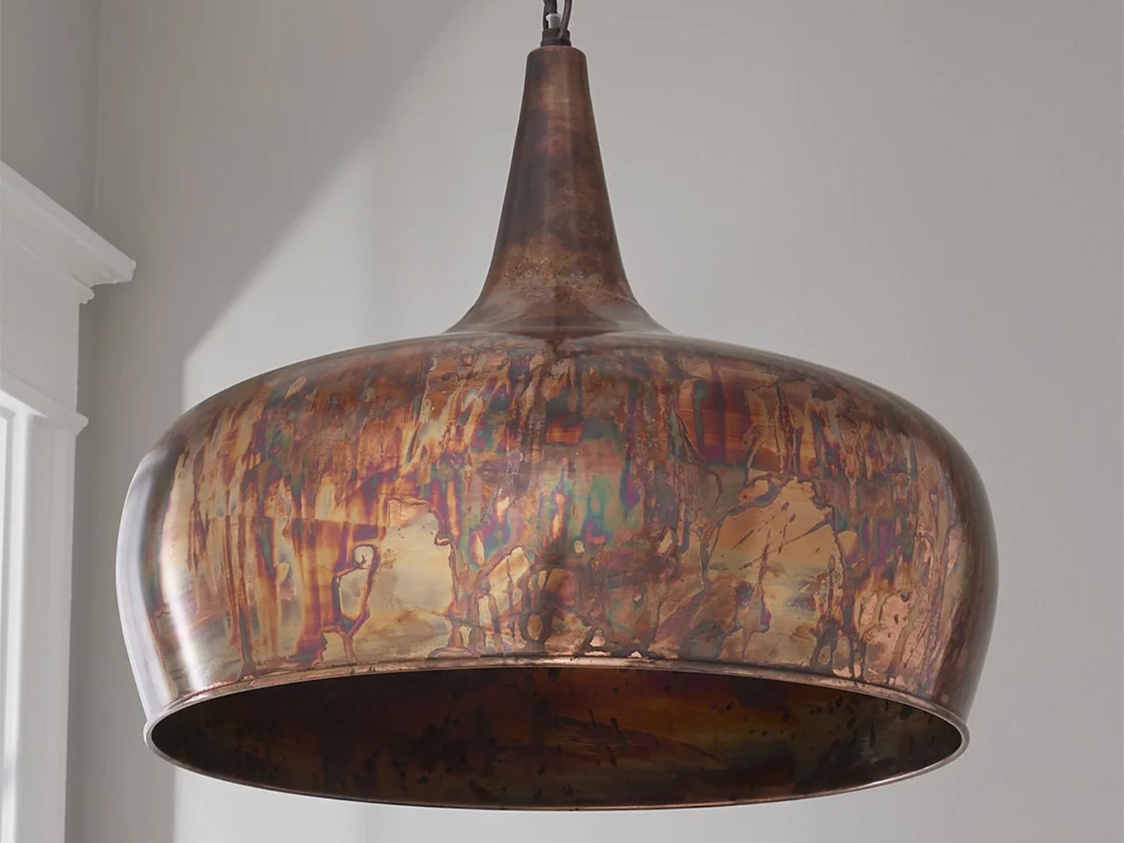 Industrial Copper Light Shade Ceiling Lamp Handmade Pendant Etsy