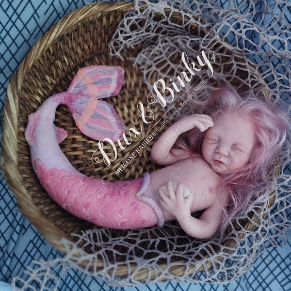 Merbaby mermaid full silicone 30cm (11.8 inches)