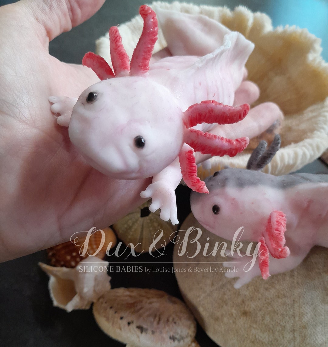 Axolotl Realistic Full Silicone About 7.5 Inches Etsy