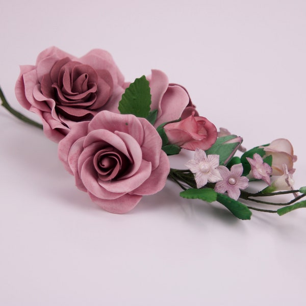Enchanted Roses & Blossoms Fillers Hand-made Flower Sprays | Cake Topper | Weddings, Anniversary, Engagement, Bridal Shower, Birthday, Hen
