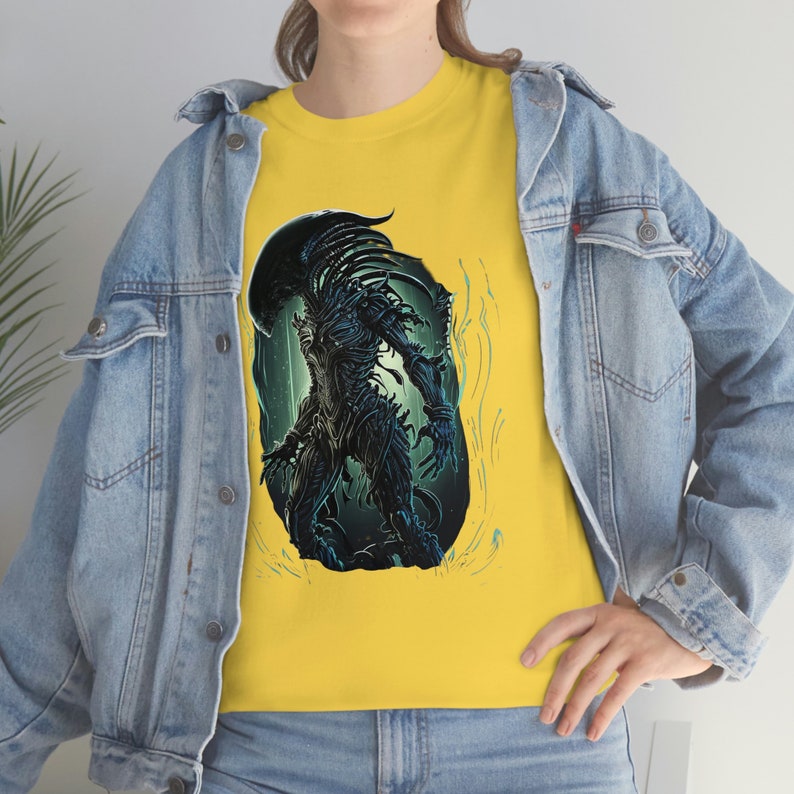 Alien Xenomorph V2 Alien Sci-fi Logo T-shirt Old School Movie Apparel ...