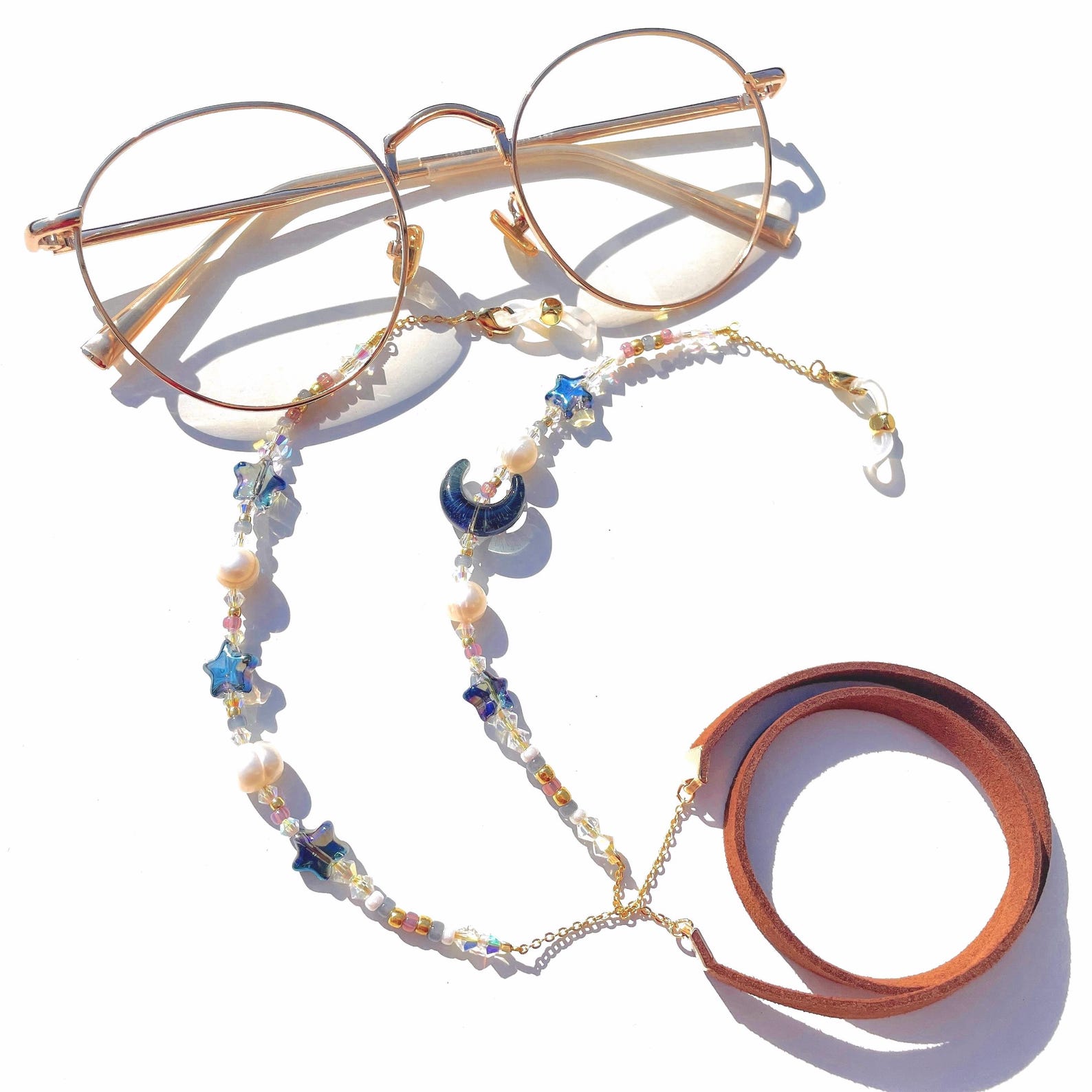 Moon Star Glasses Chain