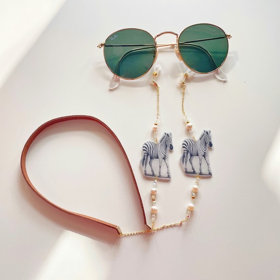 Zebra Glasses Chain | Cute Animal Sunglasses Chain | Kawaii  display picture 1