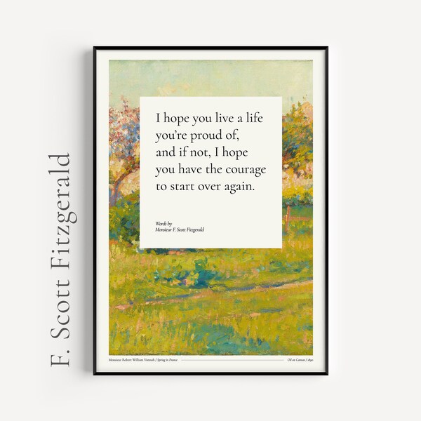 Great Gatsby Quote Etsy