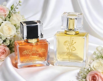 Benutzerdefinierte nachfüllbare Parfümflasche, graviertes Hochzeitsandenken, Brautgeschenk für die Braut