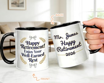 Custom Mug, 16oz Blessings Cup, Retirement Gifts