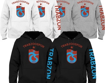 Trabzonspor Hoodie Trabzon Fahne Flagge Wappen pulli pullover geschenke idee bordo mavi sampiyon bize her yer Trabzon, schwarz