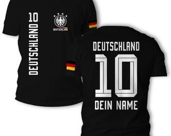 Deutschland Fan T-Shirt Trikot Herren und Damen | Deutschland Fußball Fan Shirt | Fanartikel für WM 2026 & Turniere