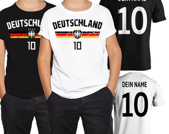 Camiseta personalizada de la Copa Mundial Infantil EM Alemania Camiseta personalizada con el nombre deseado + número de regalo