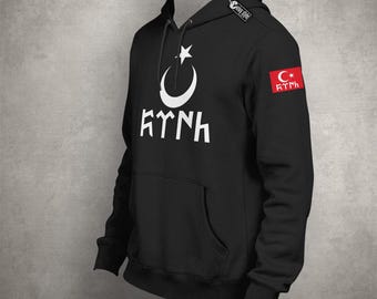 Göktürk Hoodie Bozkurt Türkischer Pullover Türkiye Ayyildiz Streetwear Hoodie Stolze Türken Deutschland Unisex Geschenk