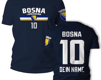 Bosna Fußball WM 2026 Bosnien Fan T-Shirt Trikot Herren & Damen | Bosnisches Fan Shirt | Fußball Fanartikel für echte Fans