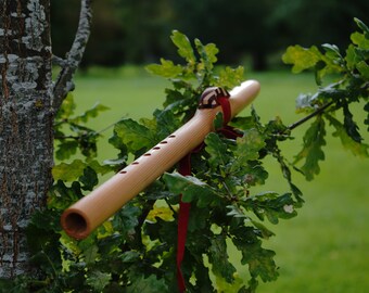 Native Aromatic cedar flute A# 432Hz