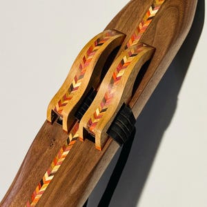 Native Americans Double Bass flute Walnut D 440Hz
