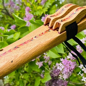 Native Americans Double flute Oak F# 432Hz