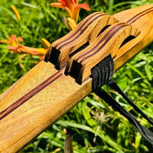 Native Americans dubbele fluit Amazakoue F# 432 Hz