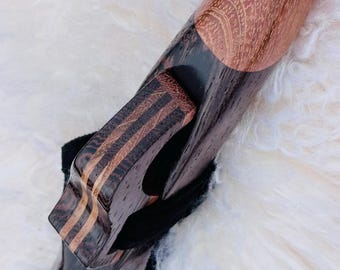 Native American style flute Wenge&Jatoba F# 440Hz