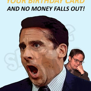 Printable the Office Michael Scott Birthday Cards for Her - Etsy