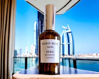 Dubai Room Spray,inspirado en el aroma de un hotel de lujo en Dubai,Aroma fresco tipo colonia Fragancia para el hogar,Regalo de Navidad,Regalos para ella,En caja