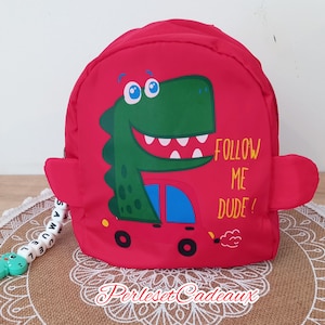 Dinosaure Sac à Dos Personnalisé Crèche  Maternelle