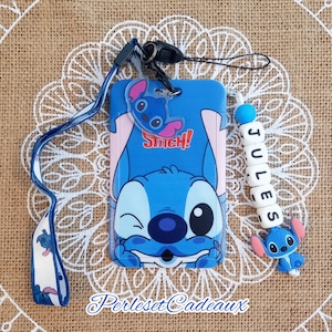 Portacarte mensa - Badge personalizzato con nome Tessera autobus, mensa,...