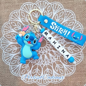 Porte Clefs Personnalisé Double avec Dragonne