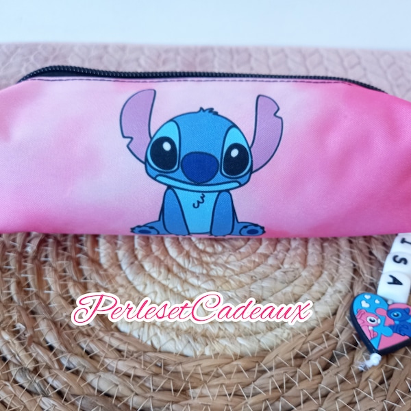 Personalized pink pencil case. Back to School. School. Case