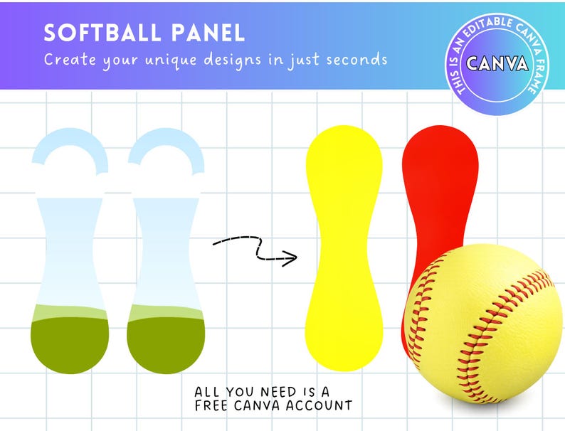 Sports Panel Template BUNDLE, Custom Basketball Panel, Printable ...