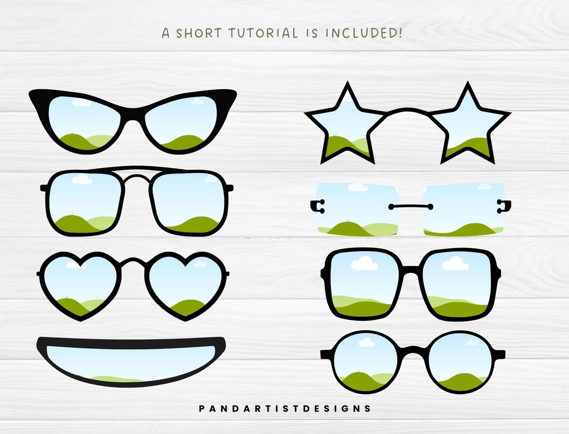 Make Your Own Sunglasses on Canva With Easy Drag and Drop Etsy