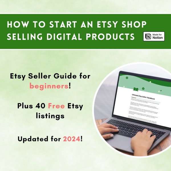 Etsy Seller Success Guide, How To Start An Etsy Shop, Tips For Selling On Etsy, 40 Free Etsy Listings, How to Sell Digital Products, Rank
