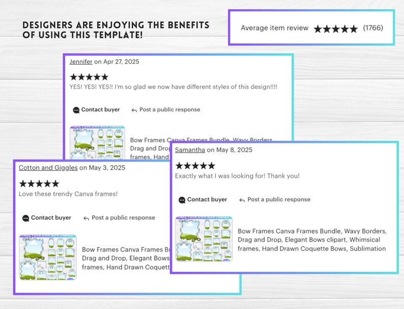 Paquete de marcos de lazos Canva, bordes ondulados, arrastrar y soltar, imágenes prediseñadas de lazos elegantes, marcos extravagantes, lazos coquetos dibujados a mano, sublimación imagen 4