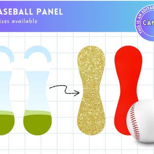 Sports Panel Template BUNDLE, Custom Basketball Panel, Printable ...