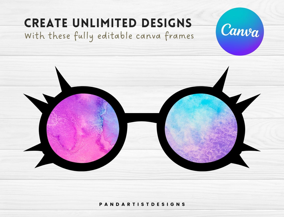 Make Your Own Sunglasses on Canva With Easy Drag and Drop Etsy