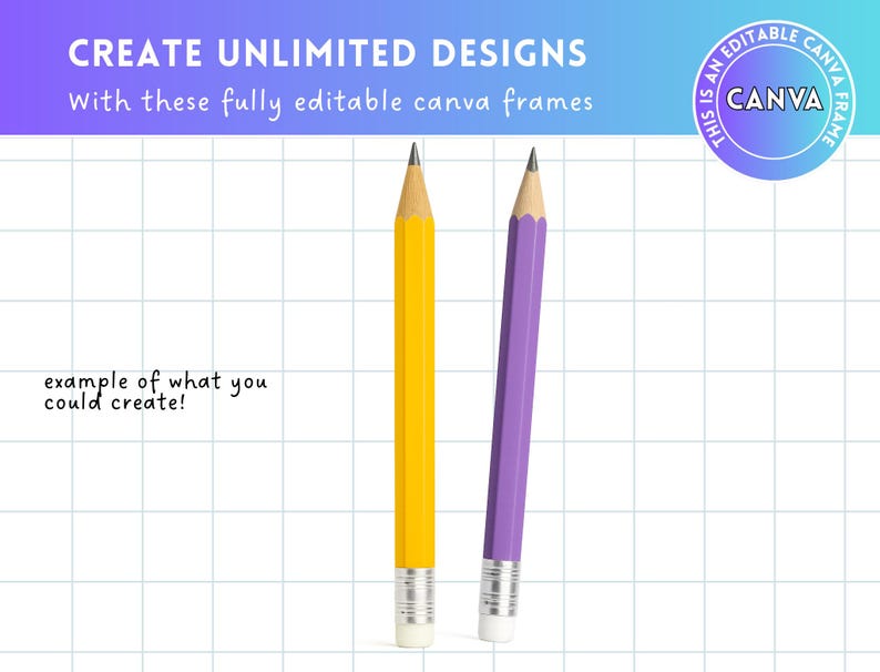 Pencil Wrap Editable Canva Template, Pencil Label Template, Printable ...