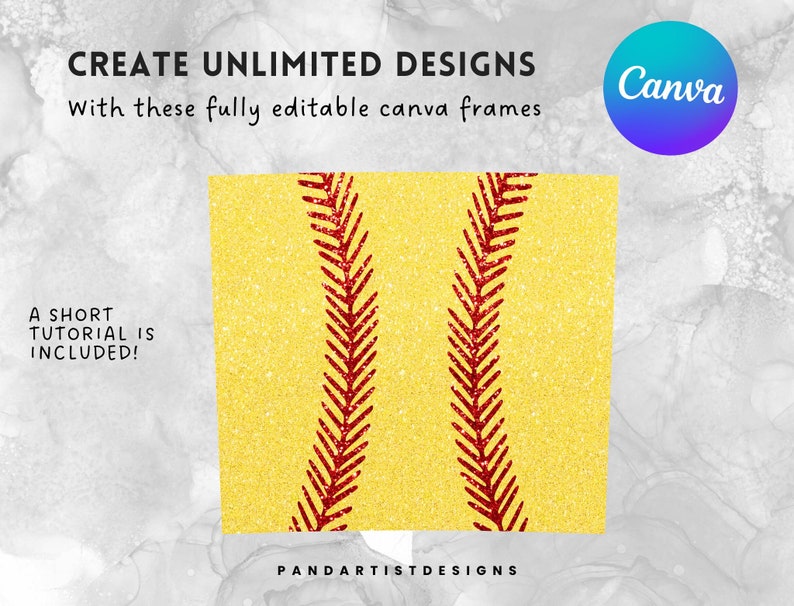 Make Your Own Baseball Tumbler Wraps Design on Canva With Drag Etsy