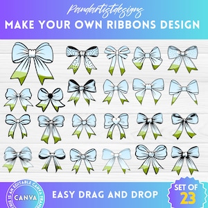 Coquette Bow Messy Bun Bundle Canva Frames - Mom life Life Design - Drag and Drop Photo - Sublimation Template Present Classic Hair Tied Png