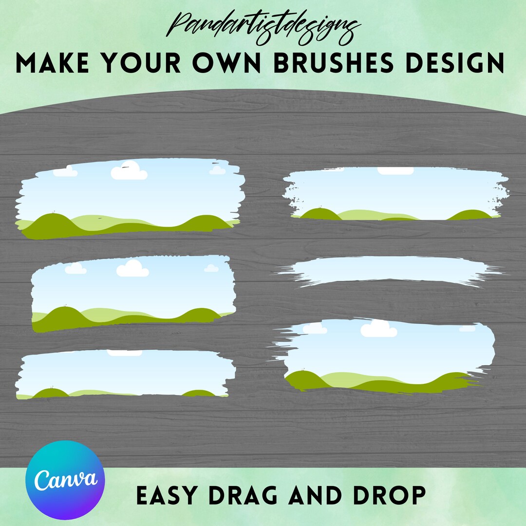 DIY Make Your Own Paint Brush Png on CANVA With Easy Drag and Drop