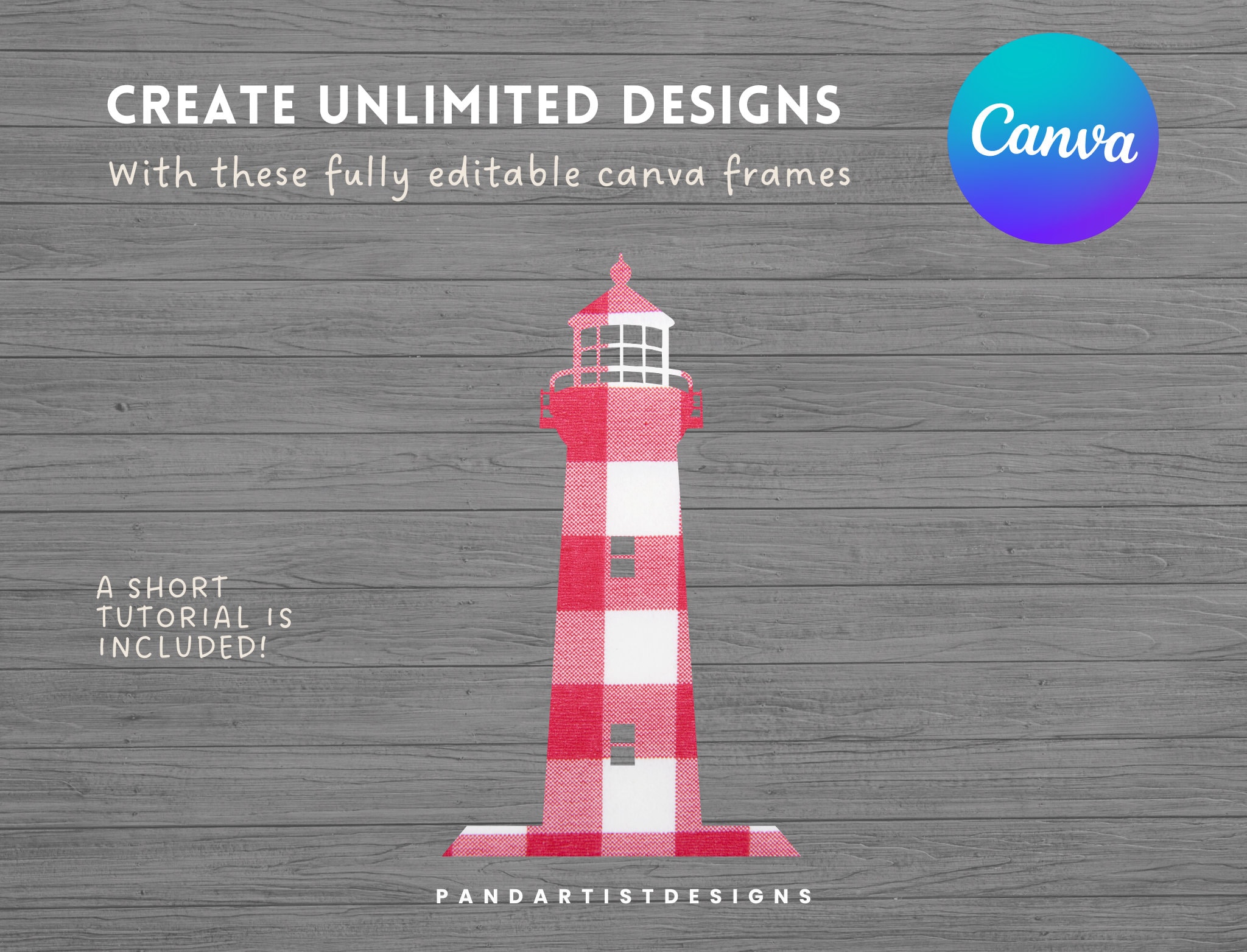 Make Your Own Lighthouse Design on CANVA - Drag and Drop - Ocean Sea ...