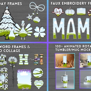 ENTIRE STORE - Canva Frames Mega Bundle - Editable Template - Easy Drag ...