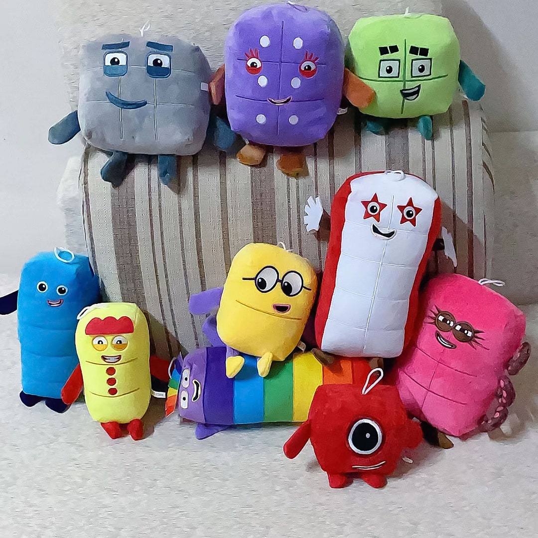 NUMBERBLOCKS Plush Doll Math Enlightenment Toy Plush Dolls Etsy