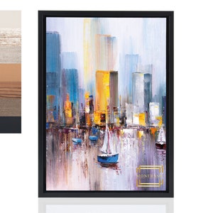 Shadow gap frame black, canvas picture frame without glass, canvas frame in all sizes