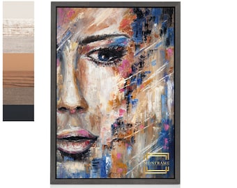 Floating frame steel, canvas picture frames without glass, canvas frames in all sizes