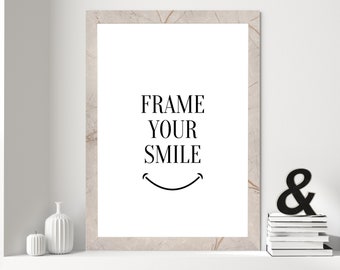 Handmade picture frame MODERN marble grey, photo frames for wall art, frames in different sizes and colors