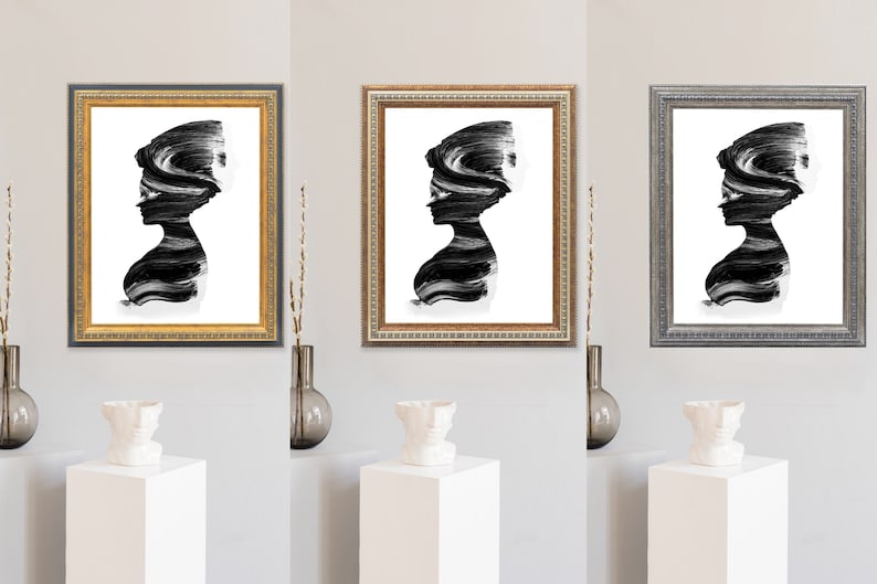 High-quality LUXOR picture frames in opulent baroque style as stylish wall decoration 40x60 50x70 60x80 A3 A2 image 9