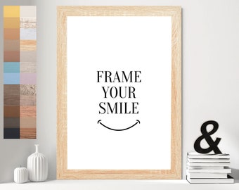 Handmade picture frame MODERN Sonoma, photo frame for wall art, frames in different sizes and colors