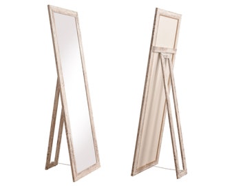 Miroir sur pied vintage MODERN | Miroir de dressing rustique | Décoration de sol