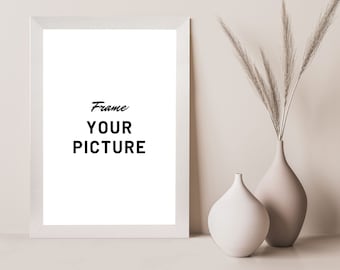 Fotolijst zilver RIA, 40 mm brede posterlijsten in diverse formaten 70x100 80x100 A1 A5