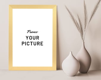 Fotolijst Goud RIA, 40 mm brede posterlijsten in diverse formaten 30x40 40x60 A1 A5