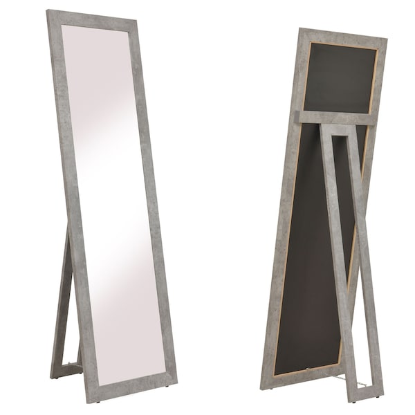 Miroir sur pied en béton MODERN | Miroir d'armoire avec support