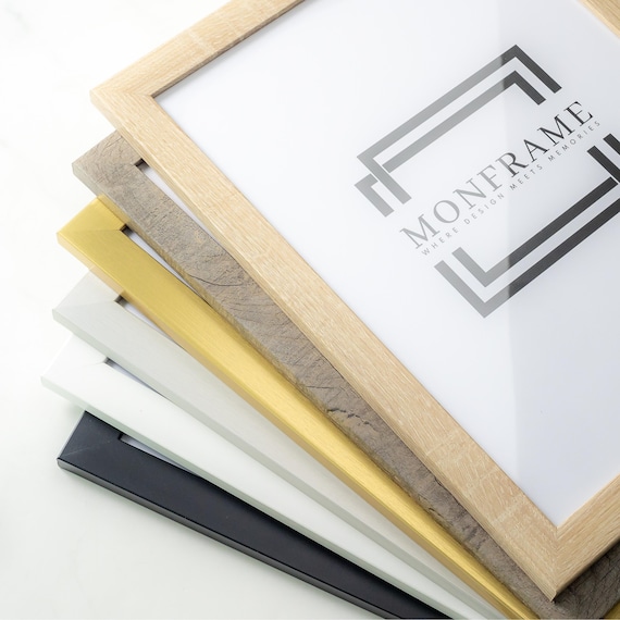 Cornice Portafoto Moderna In Vero Legno Per 20 X 30 Cm, Formato DIN A4, In Stile - Foto 8